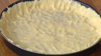 пирог с грушами и марципаном