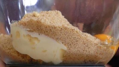 пирог с грушами и марципаном