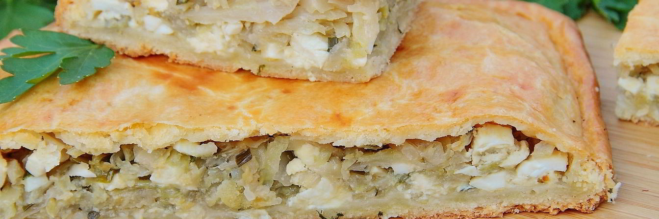 Пирог с капустой и яйцом