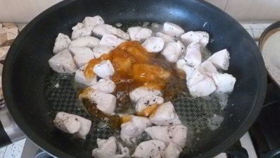 пирог с курицей и черникой