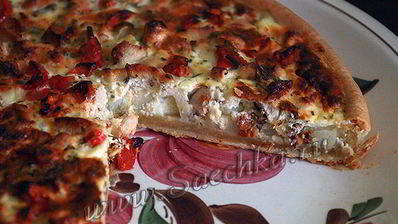 пирог с курицей и картофелем