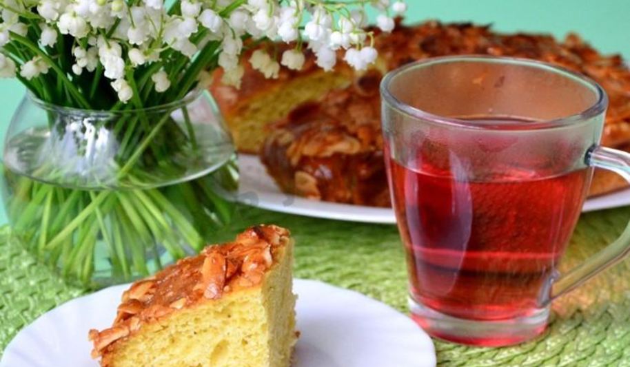 Рецепт пирога с миндальными лепестками