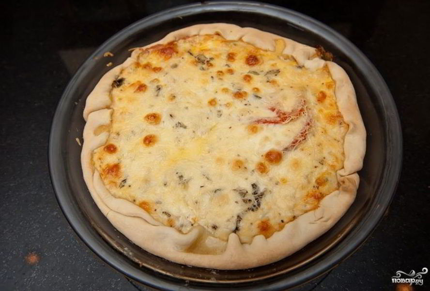 Пирог с помидорами