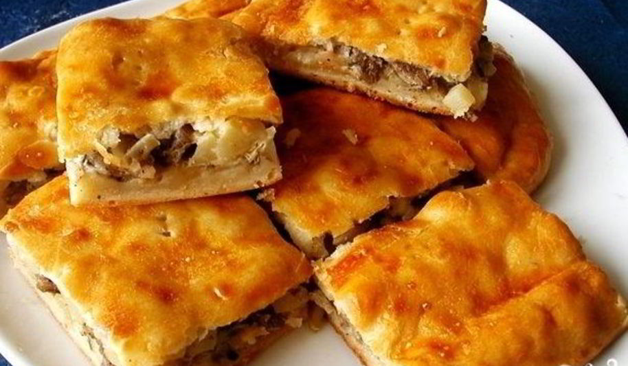 Рецепт пирога с сайрой и картошкой