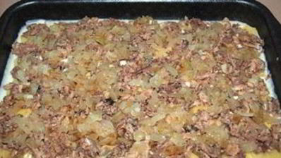 пирог с сайрой и картошкой