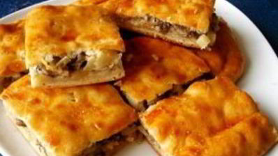 пирог с сайрой и картошкой