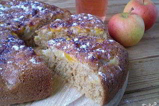 Пирог с тыквой и яблоками