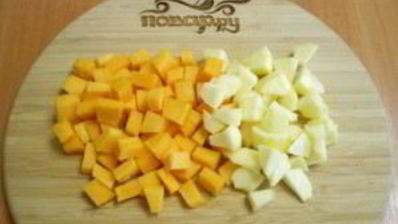 пирог с тыквой и яблоками