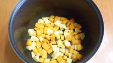 пирог с тыквой и яблоками