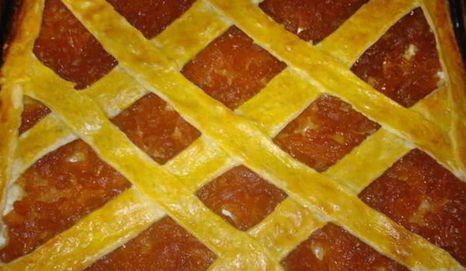 Рецепт пирога с яблочным повидлом