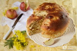 Пирог с яблоками по-белорусски