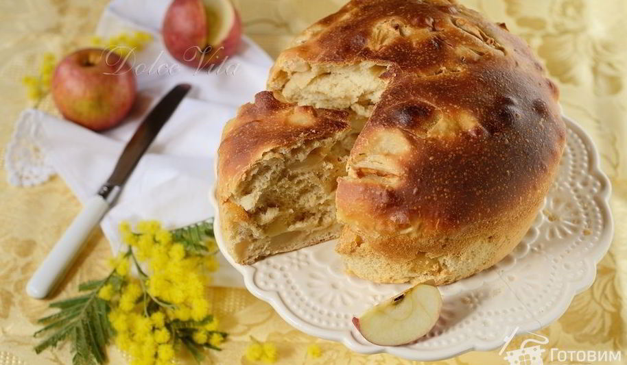 Рецепт пирога с яблоками по-белорусски
