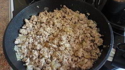 пироги с мясом, капустой и фасолью