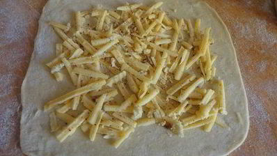 пироги с мясом, капустой и фасолью