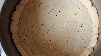 постный ягодный пирог с крошкой