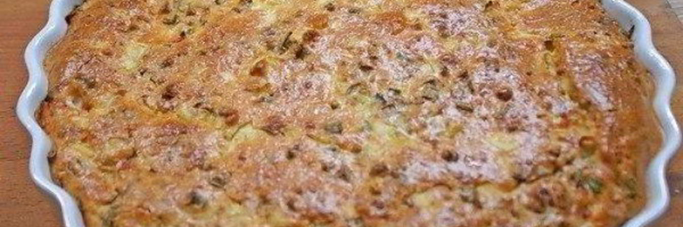 Самый простой заливной пирог на сметане