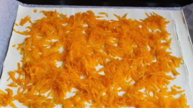 слоеный пирог с тыквой