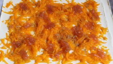 слоеный пирог с тыквой