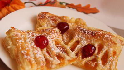 слоеный пирог с тыквой