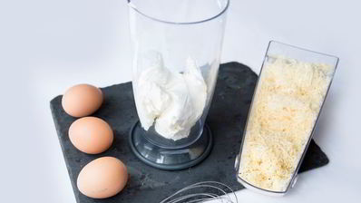 сырный пирог с красной рыбой