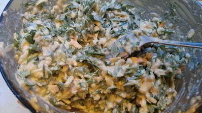 сырный пирог с зеленью