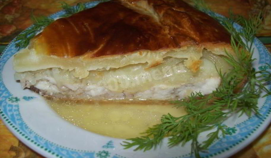 Рецепт татарского пирога с мясом и картофелем