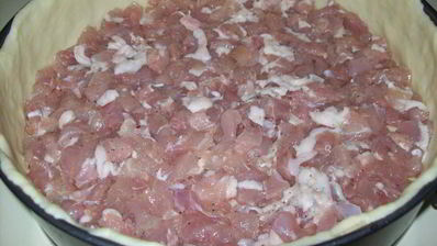 татарский пирог с мясом и картофелем