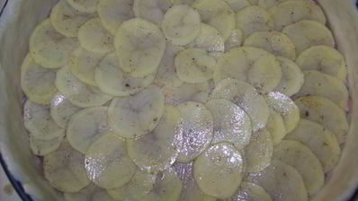 татарский пирог с мясом и картофелем