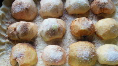 творожный пирог с грушами и шоколадом