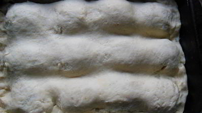 творожный пирог с грушами и шоколадом