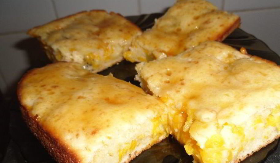 Рецепт тыквенного пирога с киви