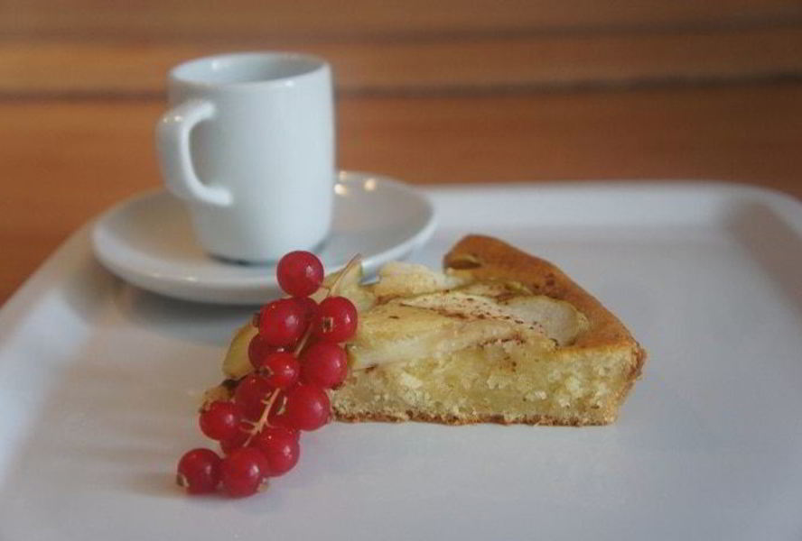 Яблочный пирог с маскарпоне