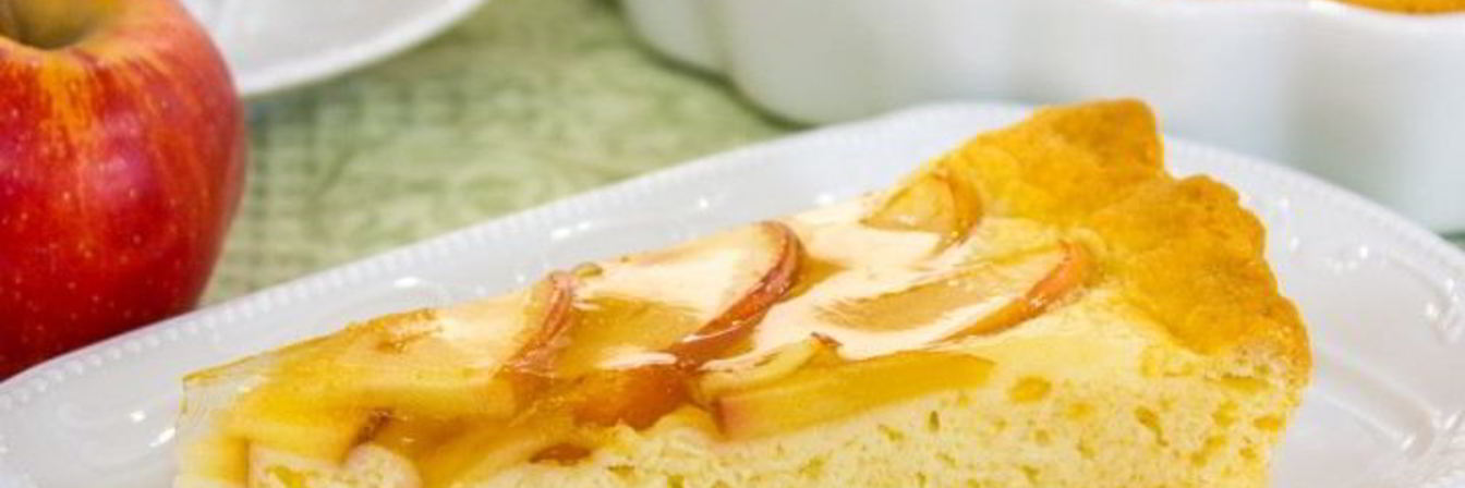 Яблочный пирог с яблочным желе