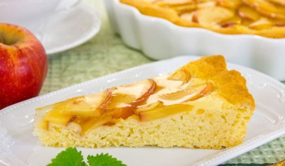 Рецепт яблочного пирога с яблочным желе