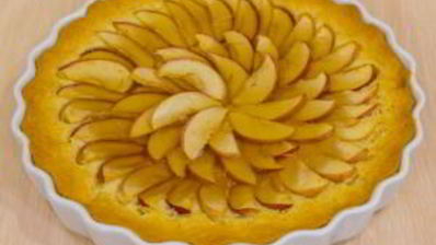 яблочный пирог с яблочным желе