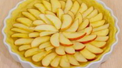 яблочный пирог с яблочным желе