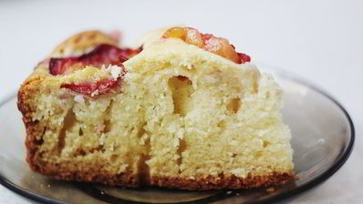 заливной пирог со сливами