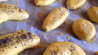 бездрожжевые пирожки с картошкой и зеленью на кефире