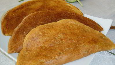 блинчатые пирожки с начинкой из курятины и грибов