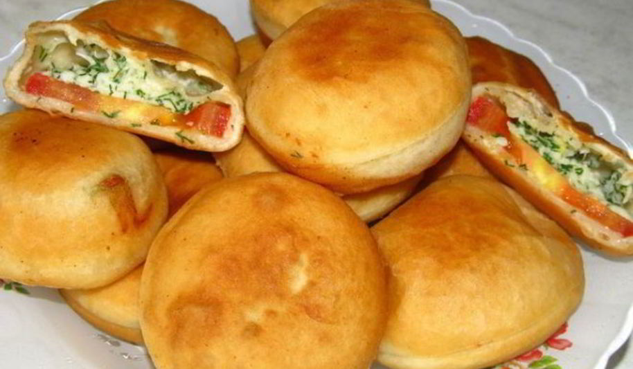 Рецепт домашних пирожков бомбочки с брынзой