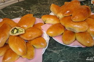 Дрожжевые пирожки на кефире