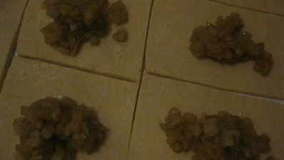 картофельные пирожки с яблоками