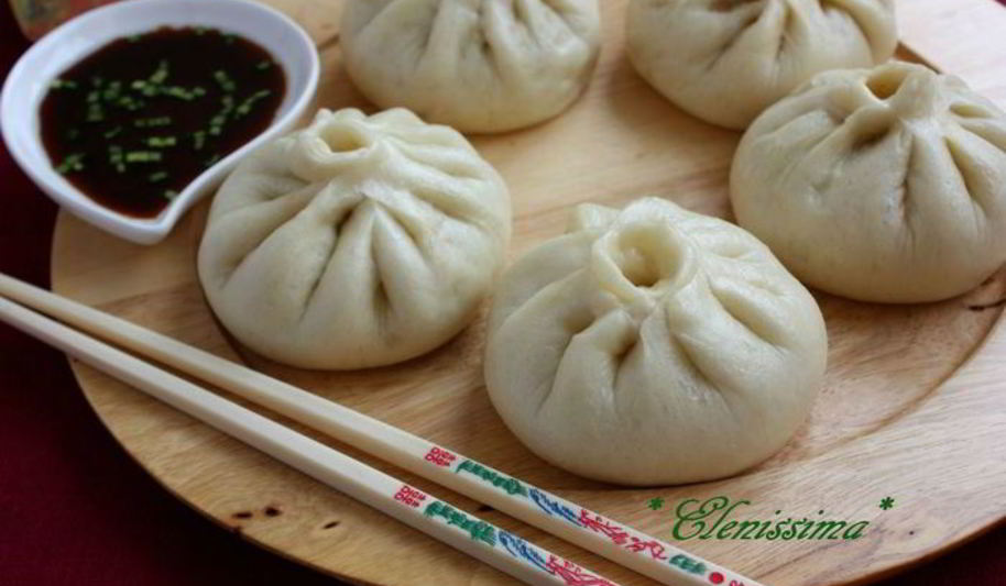 Рецепт китайских пирожков с лососем