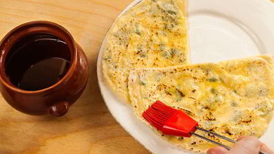 кутабы с сыром и тархуном