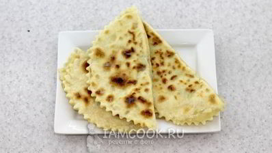 кутабы с сыром и зеленью