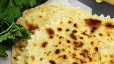 кутабы с сыром и зеленью