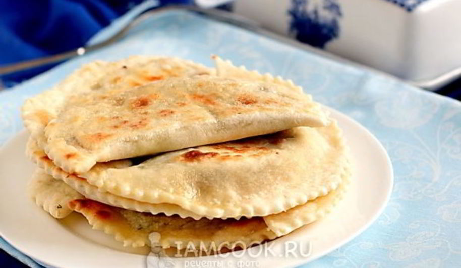 Рецепт кутабов с творогом и зеленью