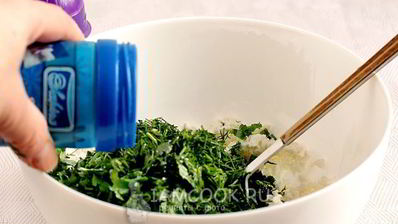 кутабы с творогом и зеленью