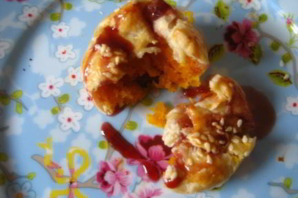 Мини-пирожки с тыквой