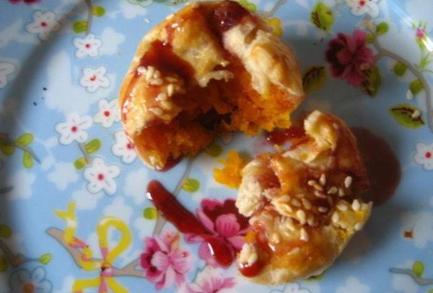 Мини-пирожки с тыквой